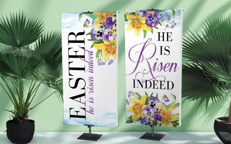 Easter Church Banners