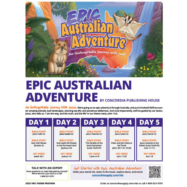 Epic Australian Adventure VBS Resource Catalog