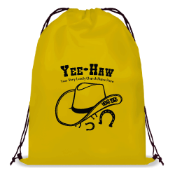 Yee-Haw Drawstring Bags