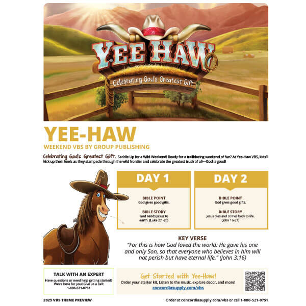 Yee-Haw VBS Theme Preview